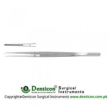 Micro Atrauma Forcep With Counter Balance Stainless Steel, 21 cm - 8 1/4" Tip Size 1.2 mm